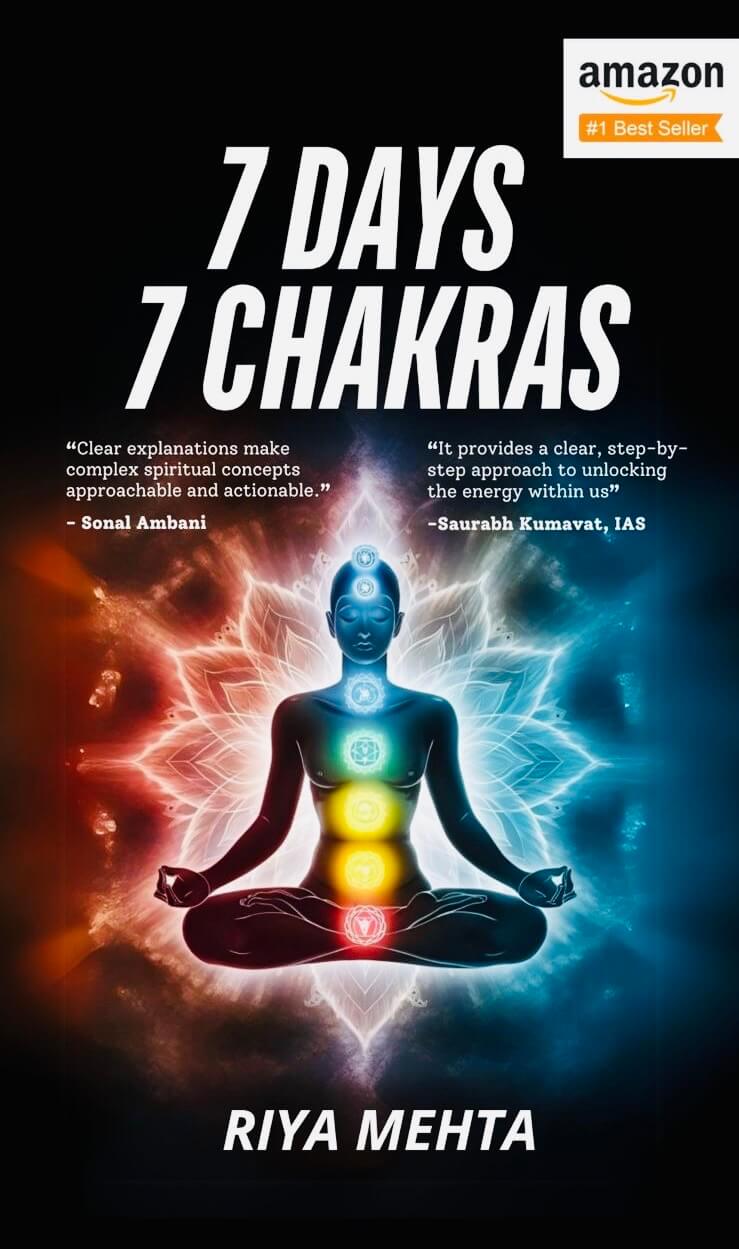 7 Days 7 Chakras Book with Amazon Bestseller logo