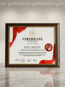 Riya Mehta Certificate