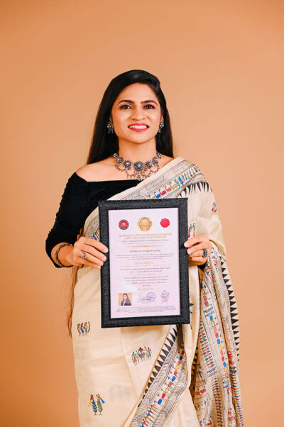 Riya Mehta - Rabindranath Tagore Professional Book Award for Reader’s Choice Edition